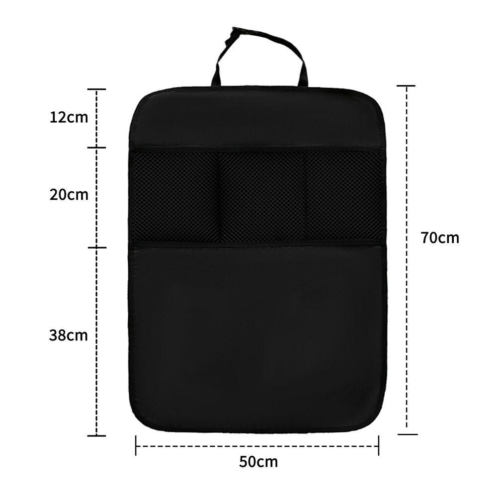 Multi-functional Back Seat Protector Cover Anti Mud Dirt Storage Bag Car Anti-kick Pad  Universal