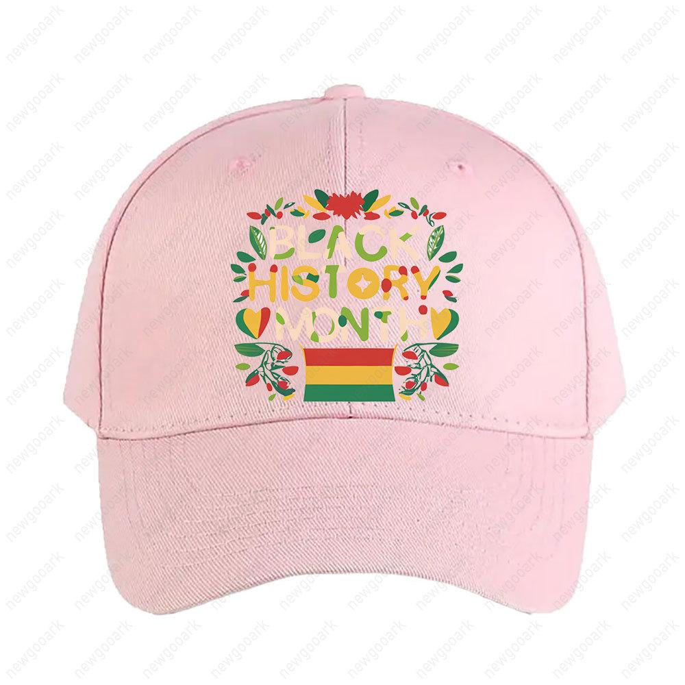 Black History Month Peaked Cap Adult Graphic Baseball Cap Adjustable Streetwear Women Unisex Fashion Baseball Caps Peaked Hat