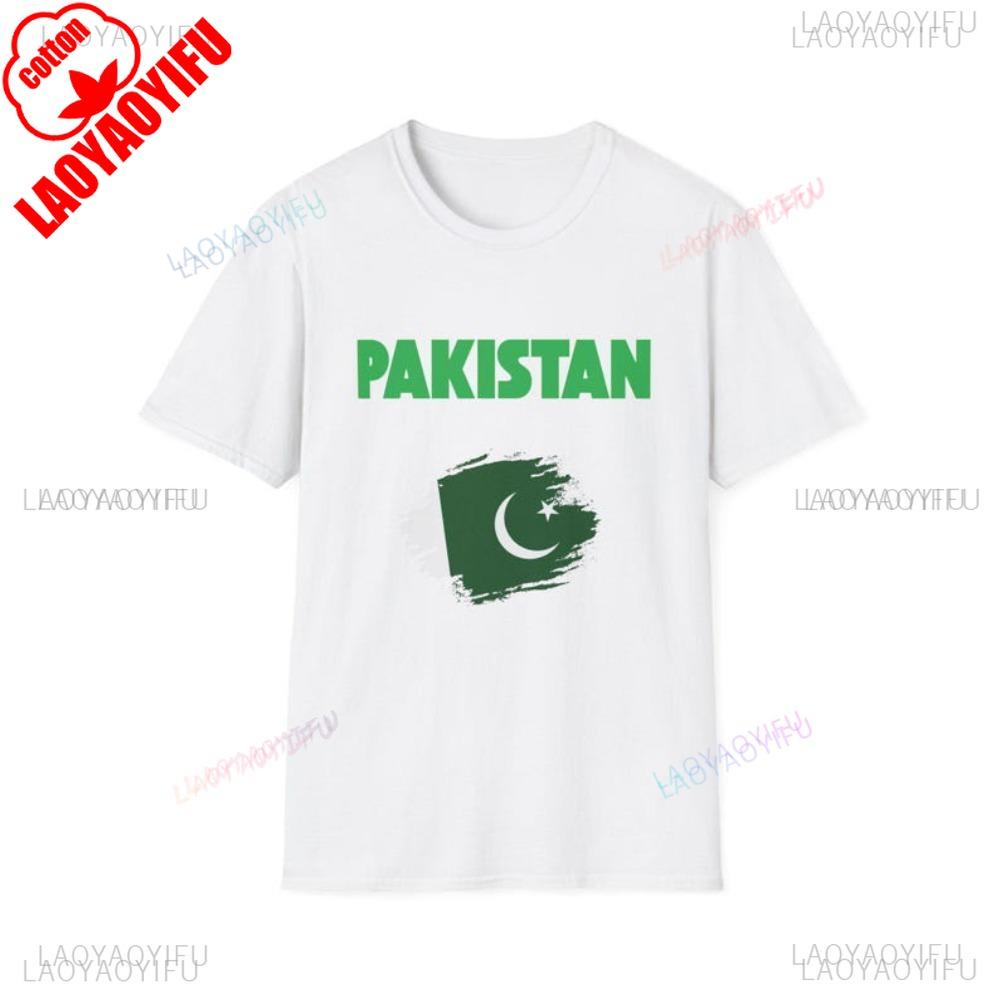 Pakistan Flag Pakistani National Pride Unisex TShirt South Asian Heritage Islamabad Souvenir TShirt Casual Fashion Loose Tees
