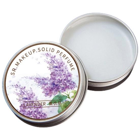 Elegant Women Solid Perfume Chinese Style Body Aroma Balm Long-lasting Rose Lavender Floral Fragrance Portable Solid Balm Body Deodorant Supplies