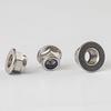 304/316 Edelstahl Anti-Rutsch Nylon/Metall Selbstsichernde Flanschmutter