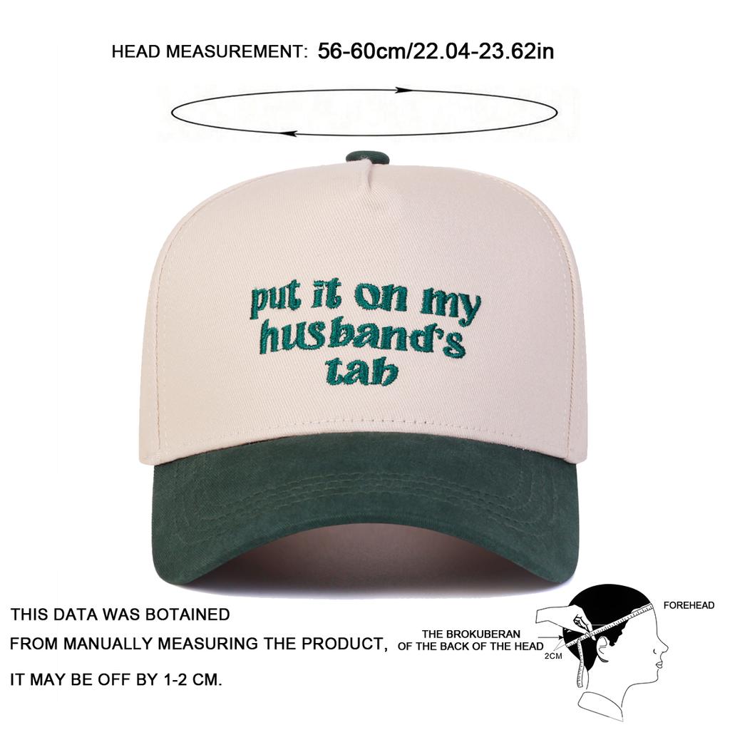 Menn Bokstav Brodert Baseballcaps Utendørs Justerbar Solkrem Fritidshatt Vår Høst Reise Turisme Strandferie