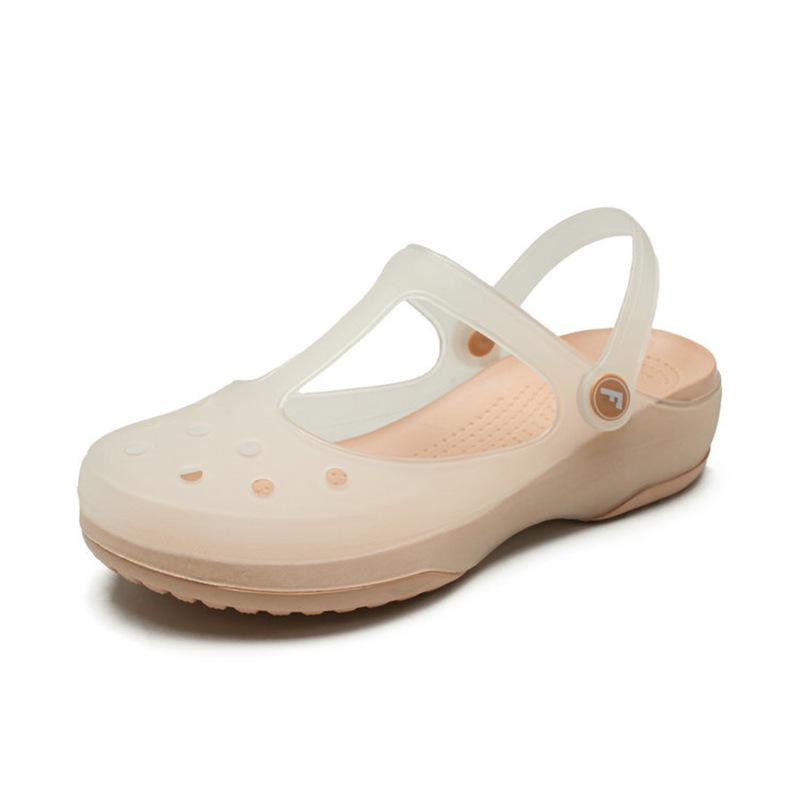 2025 Summer Women's Mary Jane Jelly Sandals: Soft Sole, Non-Slip, Perfect for Beach or Garden