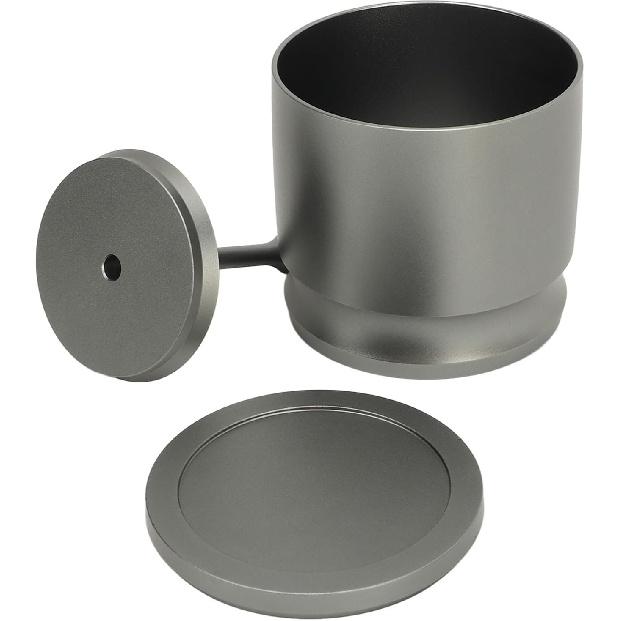 Coffee Dosing Cup, Dosing Cup 58mm, Coffee Dosing Ring Powder Receiver Container, Dosing Rings Press Aluminum Alloy Anti Flying Coffee Powder Picker