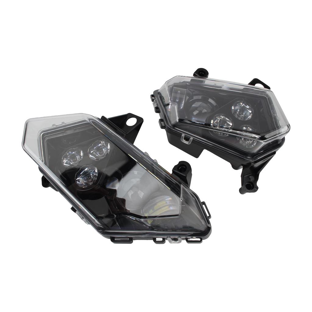 UTV LED Headlight Assembly for Can-Am Maverick X3 Max R RR XDS XRS Turbo DPS 4x4 2017-2025 710004658 710004659 Dirt Bike