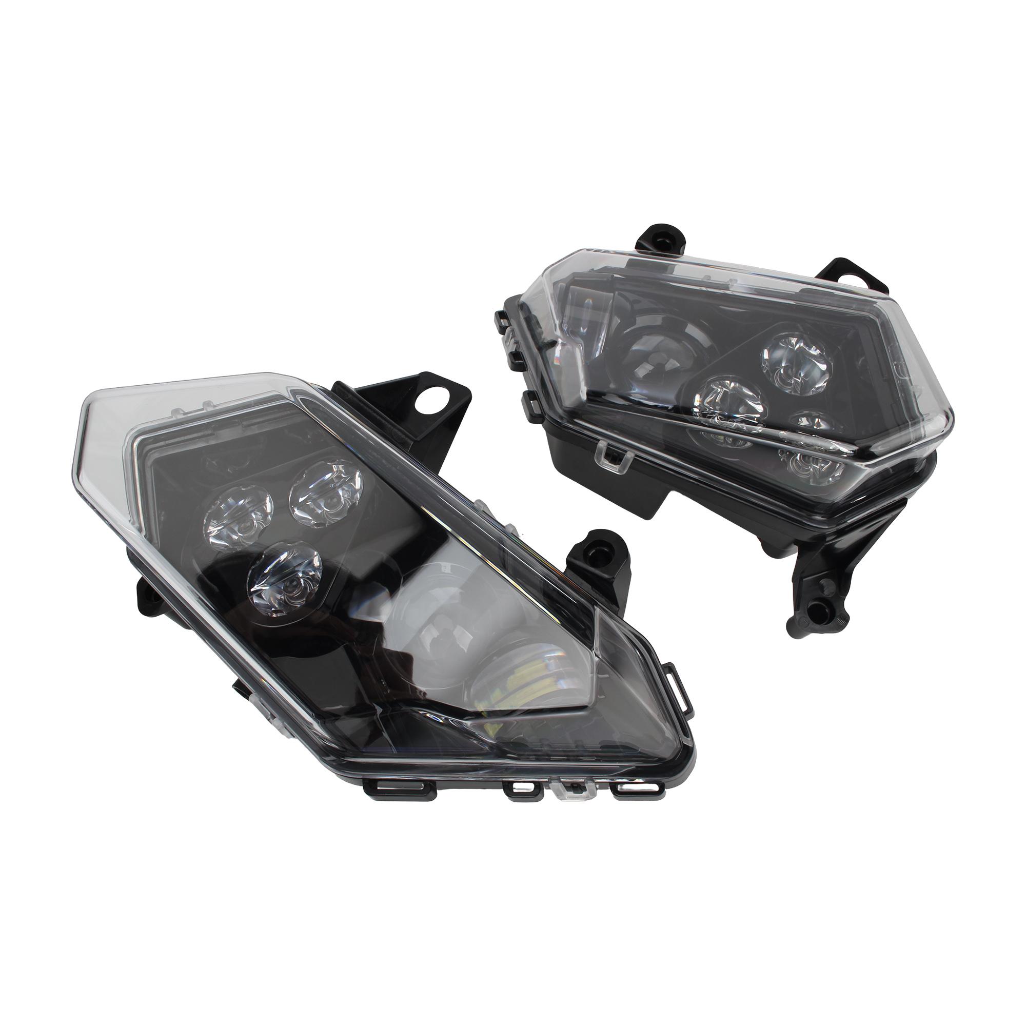 

UTV LED Headlight Assembly for Can-Am Maverick X3 Max R RR XDS XRS Turbo DPS 4x4 2017-2025 710004658 710004659 Dirt Bike чорний