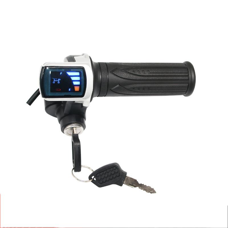 Electric Bike Bicycle Scooter Accessories Motor Brushed Controller & Throttle Twist Grip 24V 36V 48V 250W 350W 500W
