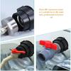 Heavy Duty Hose IBC Tank Connector IBC Tote Fitting IBC Tote Adapter 75mm Coarse Thread to 2 Inch Fine Thread Adapter Easily Connect Your IBC Tote to