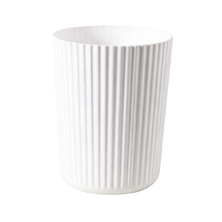 

Modern Styles Small Garbage Bin Trash Can For Home Workplace Plastic Waste Bucket for Office Bedrom Small Space белый