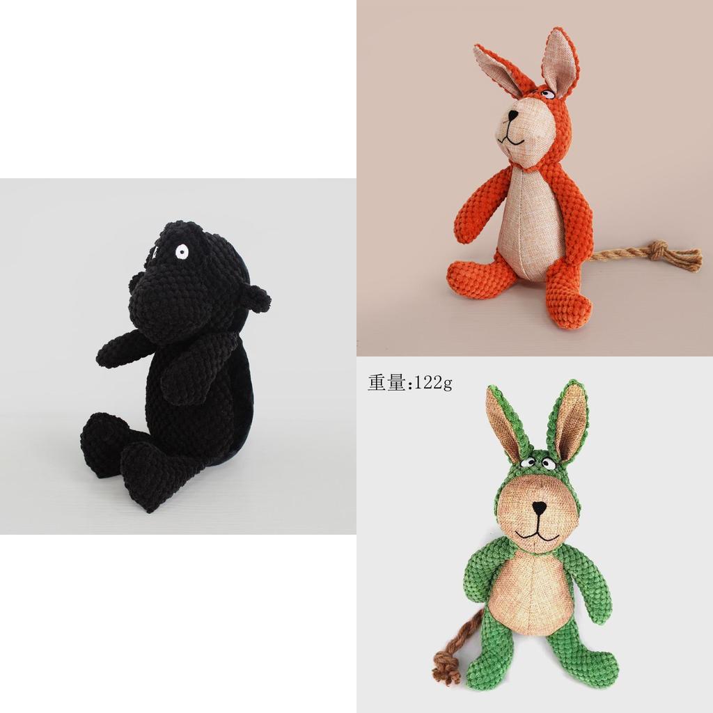 Haustier Plüschtier Dinosaurier Hundepuppe Geräusche machend Ente Gans Nilpferd Elefant Hahn Esel Affe Grenzüberschreitend Neu