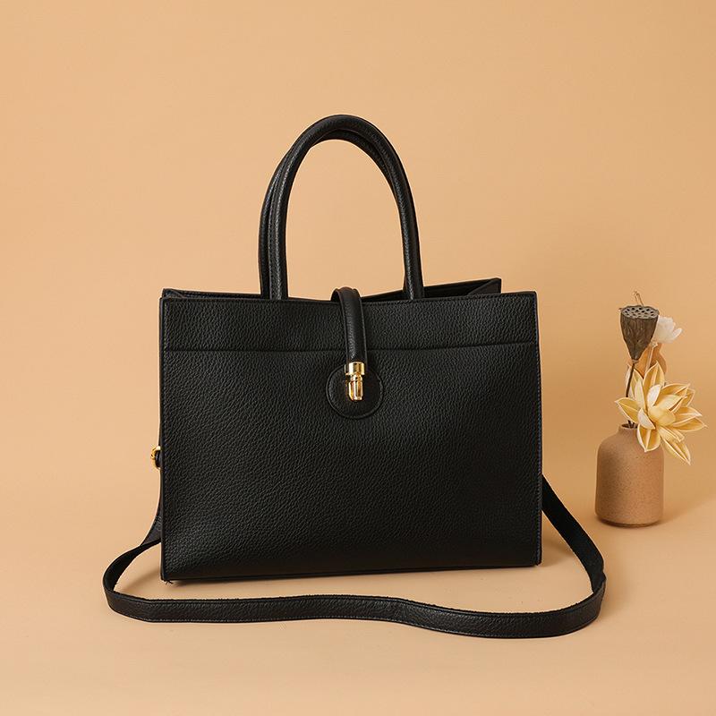 Tote Bag Spring/Summer New Women's Handbag Texture Large Capacity Shoulder Bag Simple Work Commuter Bag Women