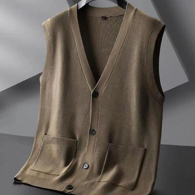 Vesta cardigan pentru bărbați primăvară/toamnă: Pulover Larg pentru Toamnă/Iarnă