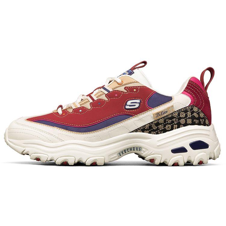 Skechers D'lites 2021 New Year White/Red 666169-MULT