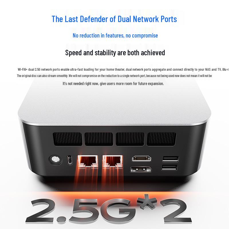 Tianbei Aoostar MACO Ryzen 7 6850H High-Performance AI Office Mini PC