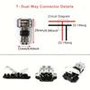 T1 T2 Wire Cable Quick-Connect Snap-In Terminals - No Welding/Peeling Automatic Plug Joints, Professional Electrical Accessories