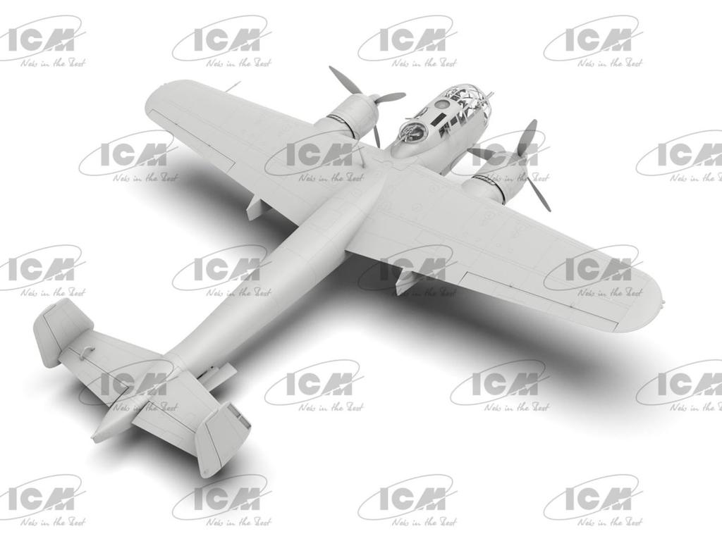 ICM 1/48 WWII German Dornier 217K-1 Bomber Plastic Model Kit 48273 (Airplane)