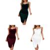 Summer Velvet Slip Dress With Pleated Design For Elegant Evening Wear