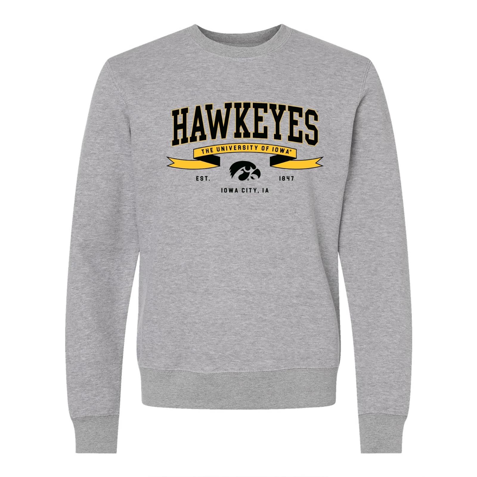 Iowa Ribbon Flight JA BTB Crewneck - Oxford 3XL