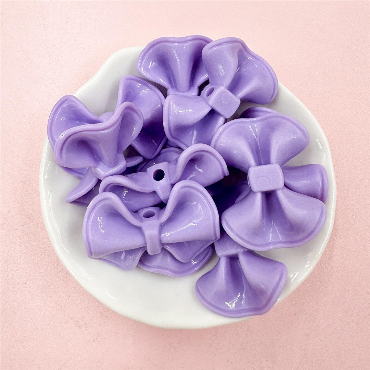 

Принадлежности для домашней вечеринки Конфетный цвет Перфорированная подвеска Шармы для изготовления ювелирных изделий Красочные ювелирные аксессуары 10 шт. 23,2*31 мм DIY Браслет Ожерелье Акрил фиолетовый