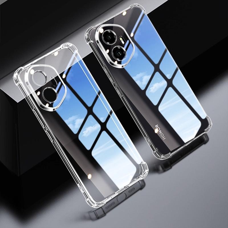 EUCAGR Airbag Transparent TPU Phone Case For Honor Magic 8 Pro Magic 8Pro Back Cover Shell Coque Fundas For Honor Magic 8 Lite