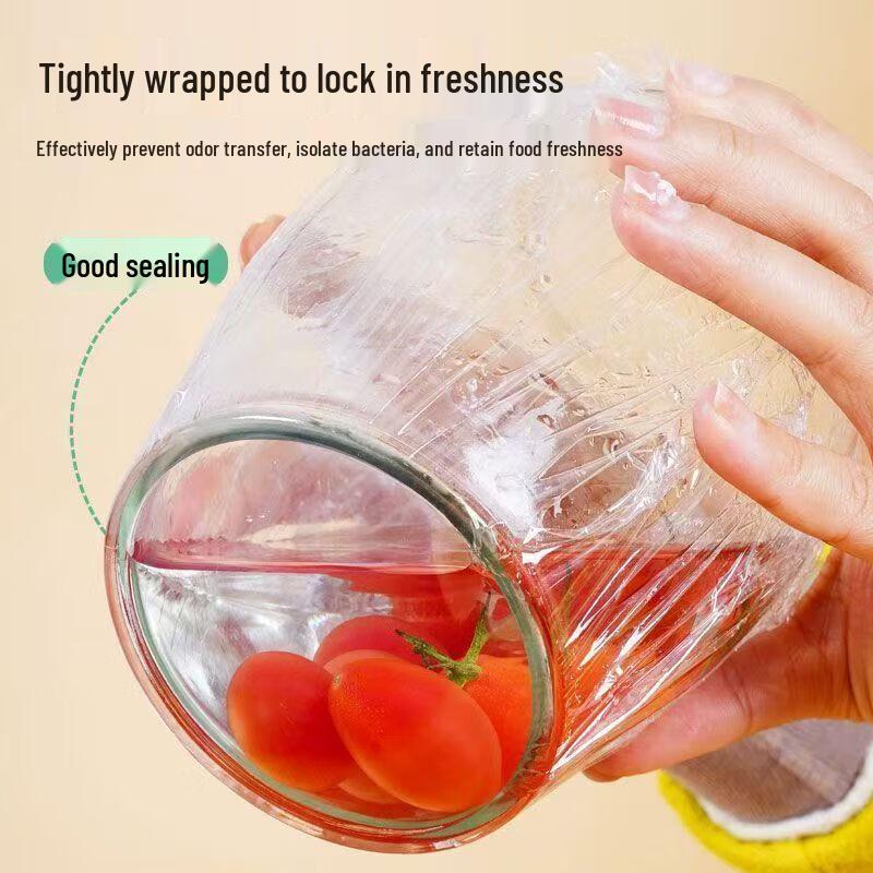 Kang Meiya PE Hand-Tear Cling Film, 30cm x 100m, Pack of 3