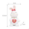 Statue Weddings Animal Sculptures Collectible Figures Miniature Bunny Resin Figurines for Home Shelf