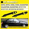 4PCS Exterior Door Handles 2004-2009 Black For Kia Front Spectra Rear Left Right