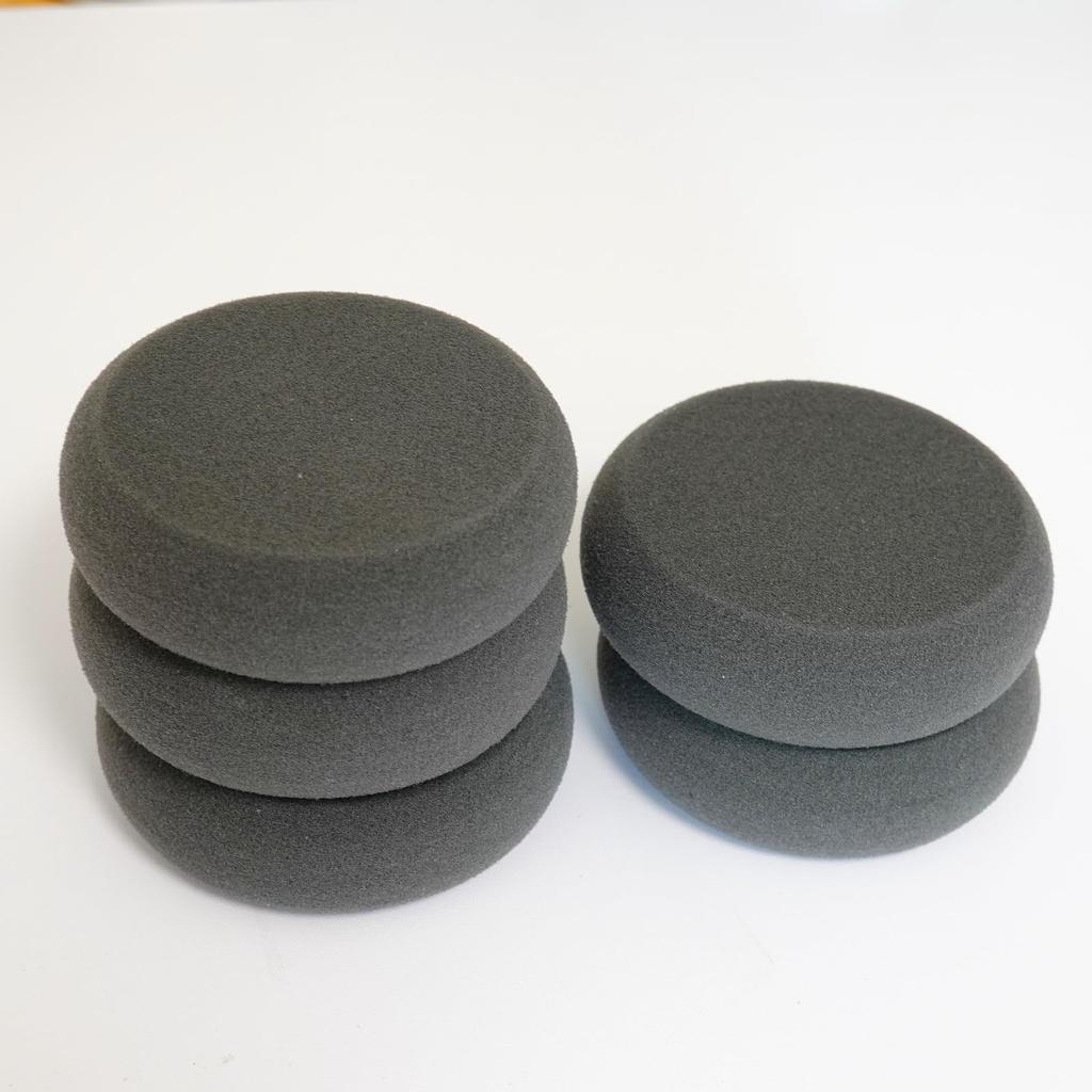 Rosaliehill Car Wash Sponge for 5 Pack Diameter 2.8 Inches (7 Cm) Round