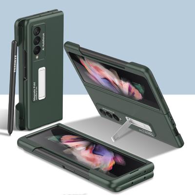 Fall Für Samsung Galaxy Z Fold 4 3 Abdeckung Rahmen Seite Stift Slot Matte Magnetische Halterung Fall Für Z Fold4 Fold3 5g (Kein Stift )