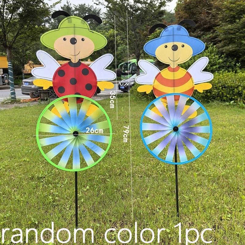 

1 Piece Cute Animal Owl Scarecrow Windmill Outdoor Yard Art Whirly Garden Stakes Decoration For Holiday Garden Accessories