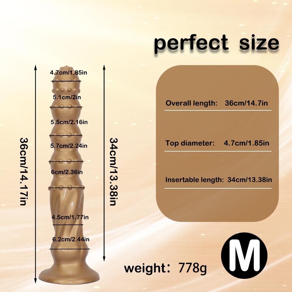 Silicone Extra Long Anal Plug Dildo Sex Toy Masturbator for Men and Women Strap On Penis Realistic Dick BDSM