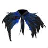 Artificial Feather Cape, Scarf, Halloween Shrug, Multi-layer Accessories, Women, Comfortable
