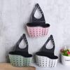 Hanging Non Perforated Kitchen Organizer Soap Storage Rack Storage Bag Sink Basket Drain Basket