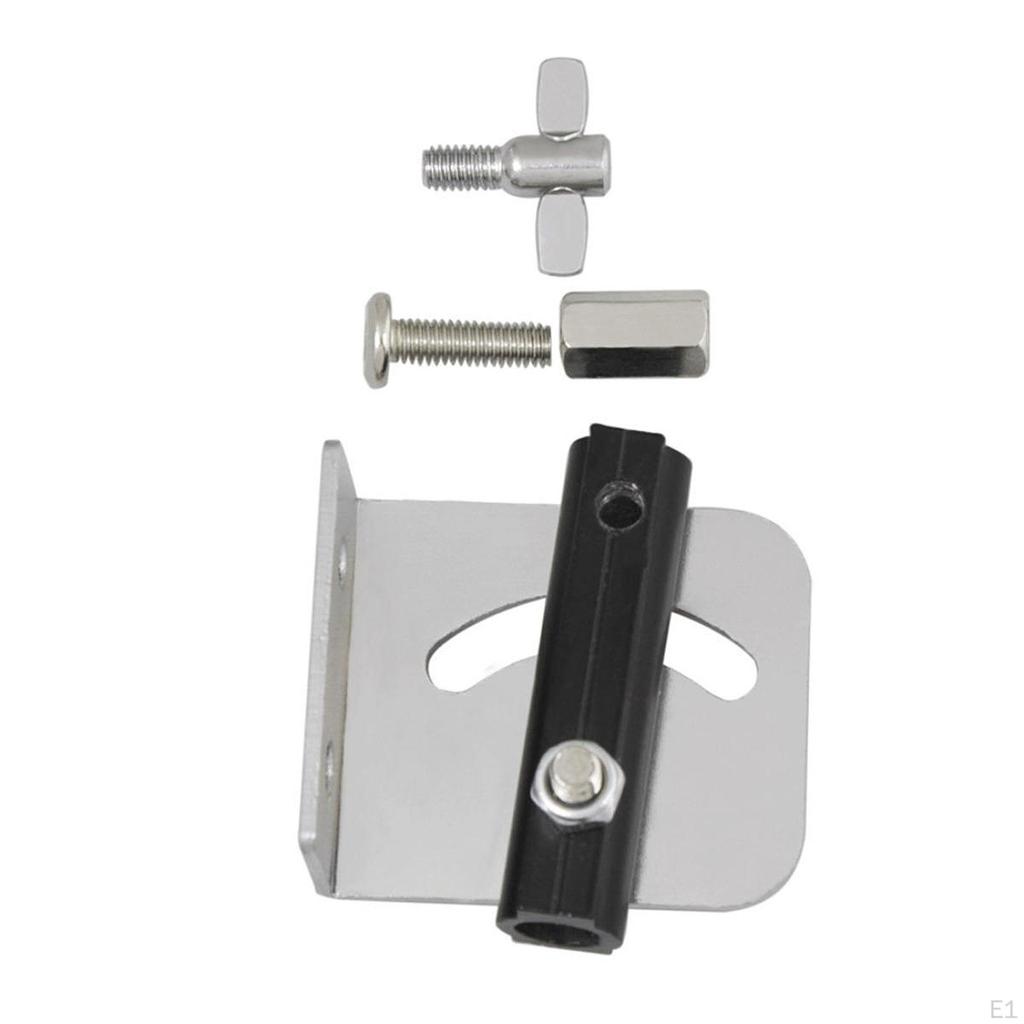 2x Snare Drum Strap Mounting Rack with Screws Hardware Metal Easy to Install Sturdy Adapter
