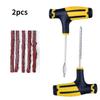 Kit di strumenti di riparazione per pneumatici sottovuoto per auto Striscia di riparazione per pneumatici per foratura bici automatica Strumento di riparazione rapida per colla Kit di riparazione per pneumatici a vuoto