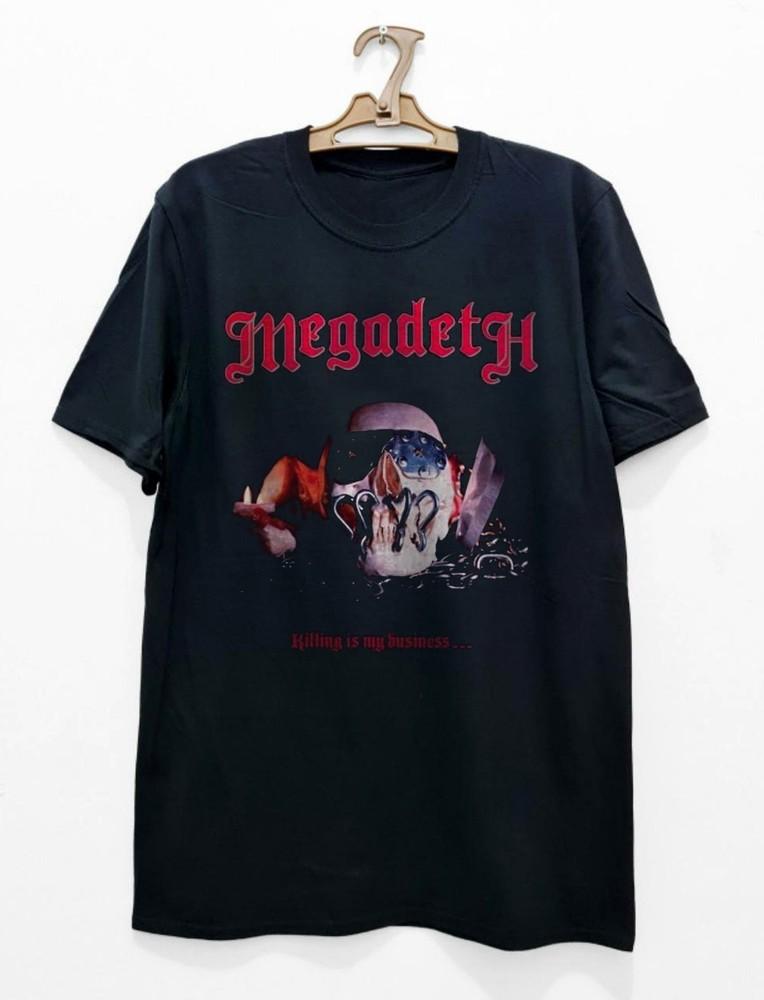 Megadeth Killing Is My Business 1985 T-shirt Unisex Black T-shirt Size S-5XL XXL