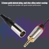 3.5mm Male to Mini XLR 3pin Male Audio Cable Adapter for Camera Photography Equipment1 meter