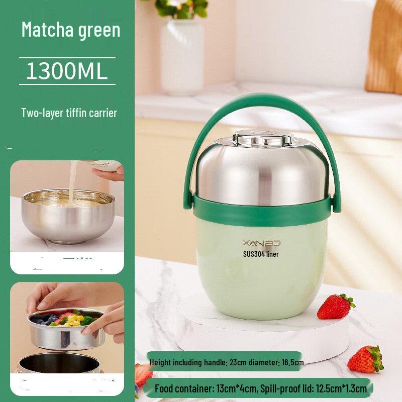 Tragbare isolierte Edelstahl-Lunchbox