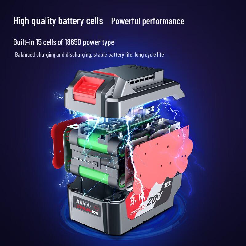 Dongcheng MZC22/DCPB298 Lithium Battery Power Tool Accessories CN Plug (adapter Included)