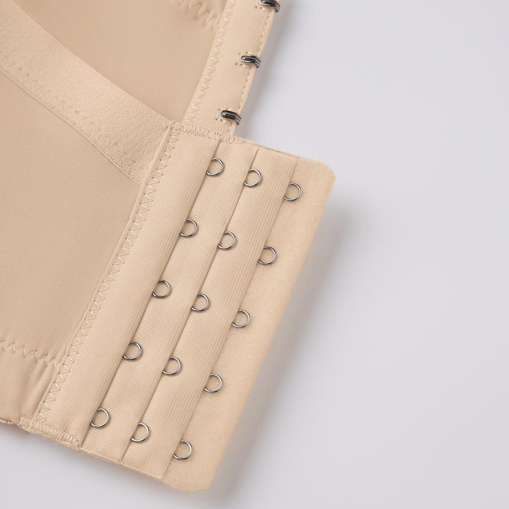 Large-sized Smooth Bra Women's Seamless Sexy Underwear Women's Gathering Bra Anti-sagging Deep V Bra with Steel Rims