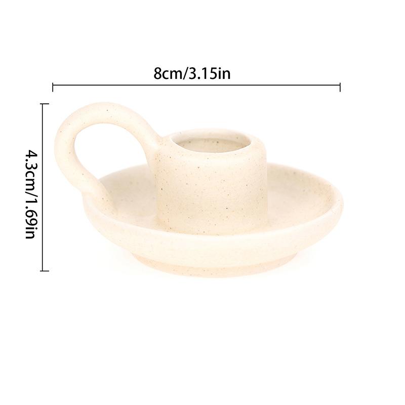 Nordic Style Art Candle Holder Ceramic Candlestick Home Decoration Candlestick Home Decorative Candles Wedding Centerpiece Gift