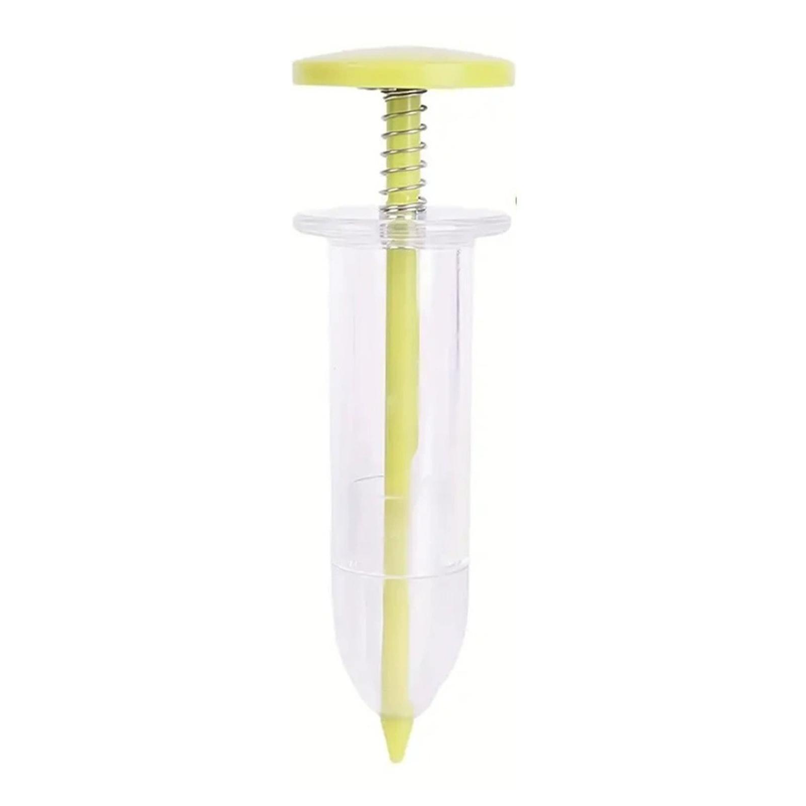 

Manual Cherry Pitter Tool with Spring Mechanism and Transparent Body for Quick and Efficient Pit Removal One Size
