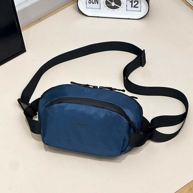 Men's and Women's Outdoor Riding Fanny Pack, Multi-functional Breast Bag, Lightweight Messenger Bag, Commuting Large-capacity Men's Bag