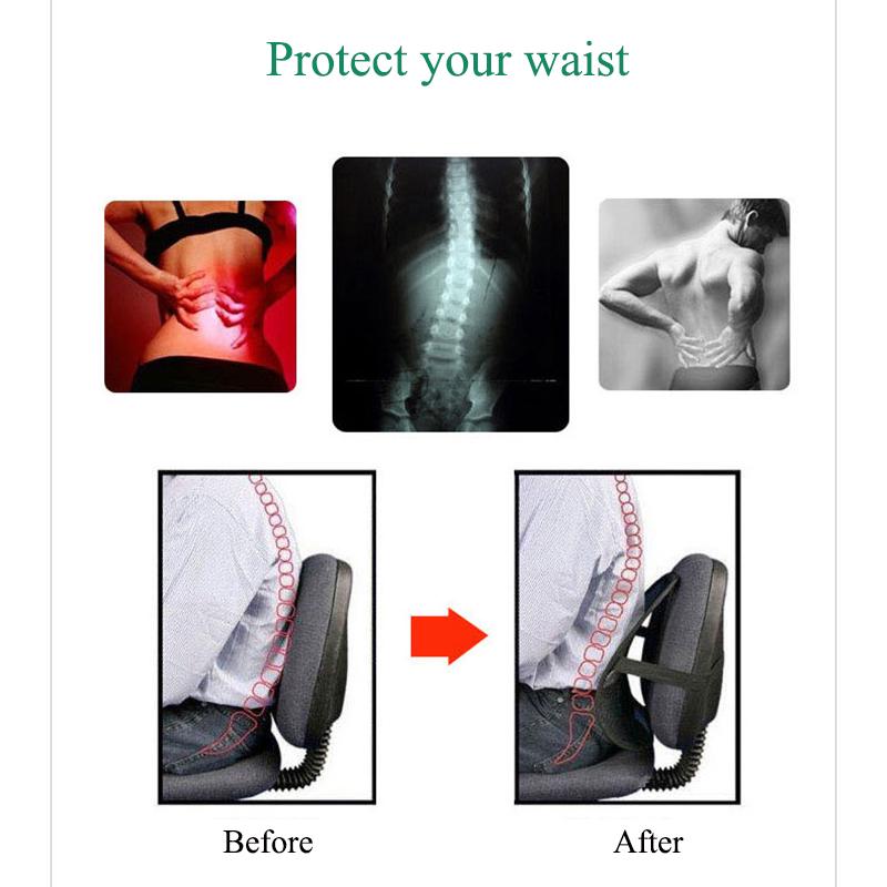 Poduszka na oparcie fotela samochodowego Siatka lędźwiowa Poduszka na oparcie fotela samochodowego ... masująca Poduszka na oparcie Podparcie domowe Biuro