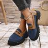Large size small leather shoes women's spring and autumn new low heel one pedal low top