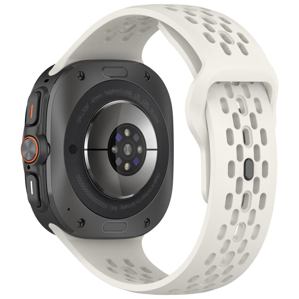 Soft Silicone Band for Samsung Galaxy Watch Ultra 2025 Sports Loop Strap Gaps Bracelet for Galaxy Watch 47mm Ultra Accessories