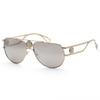 VerSace Men S 60mm Pale Gold SunglaSSeS Ve2225 12526g 60 Pale Gold
