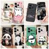 Für Tecno Pova 6 Pro 5G 2024 Hülle LI9 Kameraobjektiv Schutzabdeckung Niedlicher Panda Cartoon Weicher Stoßfänger Für Tecno Pova 6 Pova6 5G Capa