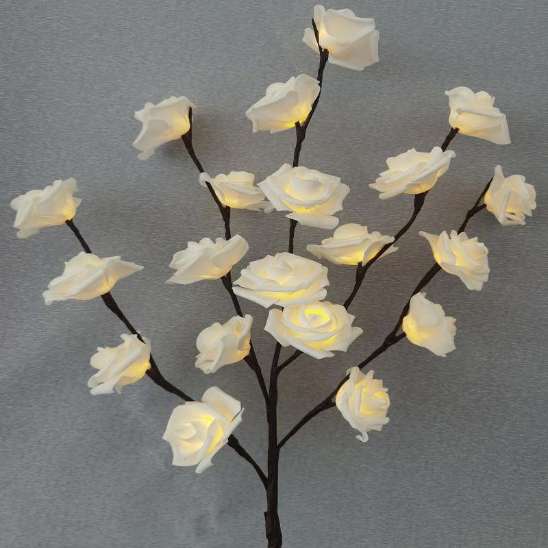 LED String Branch & Holiday Lights - Flashing Room & Vase Decor