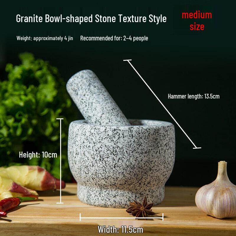 Stone Mortar and Pestle Set